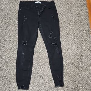 KanCan Black Ripped Skinny Jeans